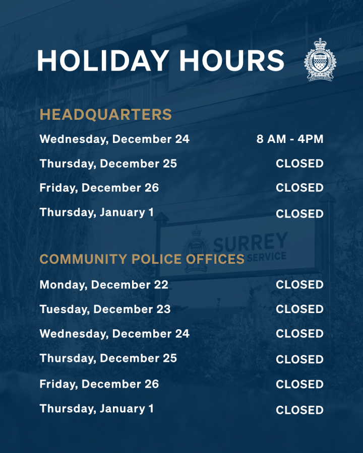 holiday hours
