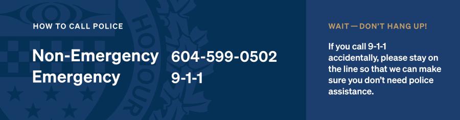 when to call police